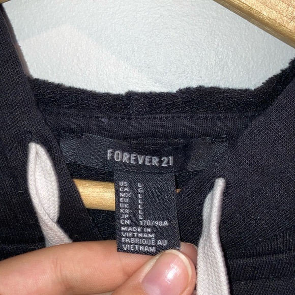 Forever 21 Black Hoodie - Picture 3 of 3